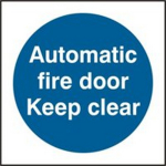 Auto Fire Door Keep Shut Blue 102mm x 102mm