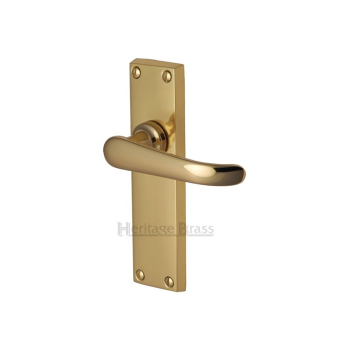 Lever Lock Euro Profile Brass
