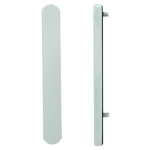 Accent External Blank Plate White RAL9016