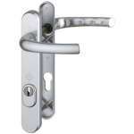 Lift Lever 1530/3260n Pas24 Anodised Silver 70mm Door 92mm Ctr