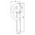 Accent Dummy Patio Handle Drawing