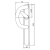 Accent Patio Handle Drawing Accent Patio Handle Drawing