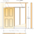 Pocket Door Illustration Pocket Door Illustration