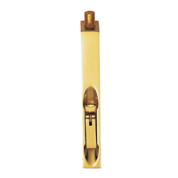 Flush Bolt Pol Brass 305mm x 19mm