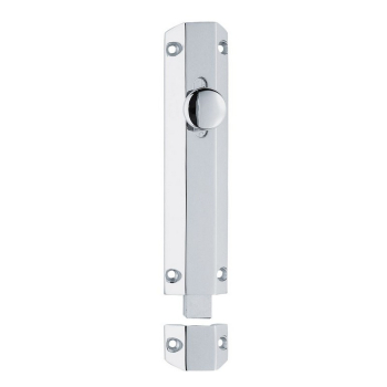 Surface Bolt Br Chrome 102mm x 36mm Surface Bolt Br Chrome 102mm x 36mm