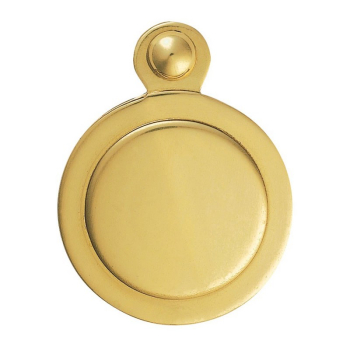 Victorian Covered Escutcheon Brass 32mm