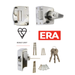 British Std Nightlatch Br Chrome 40mm