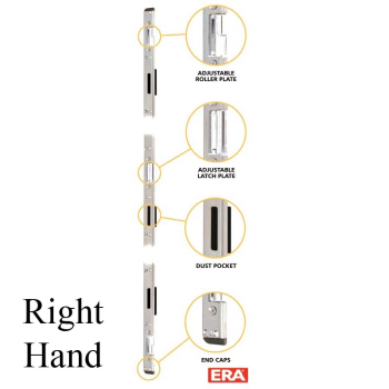 3 Hook 2 Roller One Piece Keep R/H Rehau 706 IG 3 Hook 2 Roller One Piece Keep R/H Rehau 706 IG