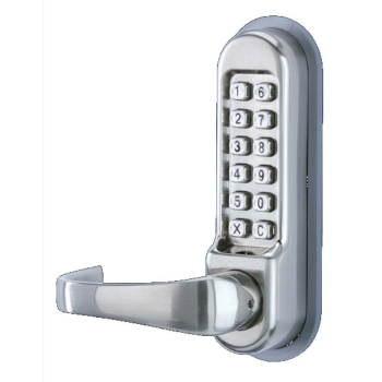 Panic Digital Door Lock Silver