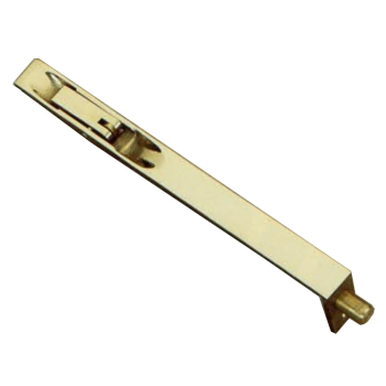 Flush Bolt Pol Brass 150mm x 19mm