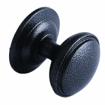 Heritage Centre Door Knob Forged Black