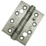 Security Butt Hinge Satin Stainless Steel 4" x 3" x 3mm
