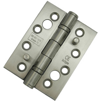Security Butt Hinge Satin Stainless Steel 4Inch x 3Inch x 3mm