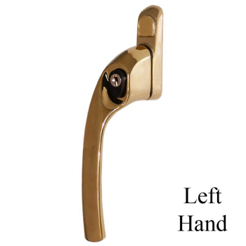 Accent LH Lkg Handle 40mm PVD Gold