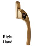 Accent RH Lkg Handle 40mm PVD Gold