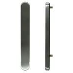 Accent External Blank Plate Satin Chrome Accent External Blank Plate Satin Chrome