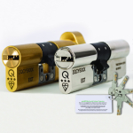 3 Star 55/45 Security Cyl Brass 45mm External 3 Star 55/45 Security Cyl Brass 45mm External