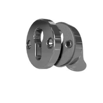 Euro Profile Security Pull Set Satin Stainless Steel Euro Profile Security Pull Set Satin Stainless Steel