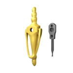 Quest Ultra 8" Slim Urn PVD Gold Hidden Fix With Hole Quest Ultra 8" Slim Urn PVD Gold Hidden Fix With Hole