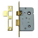 Bathroom Lock Electro Brass 76mm