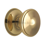 Centre Door Knob 3" Polished Brass