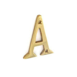 Letter "A" Brass 50mm