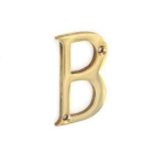 Letter "B" Brass 50mm