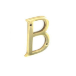 Letter "B" Brass 75mm