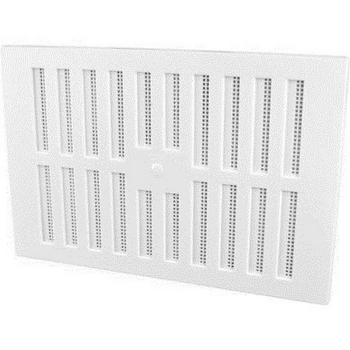 Plastic Hit & Miss Vent White 9Inch x 6Inch